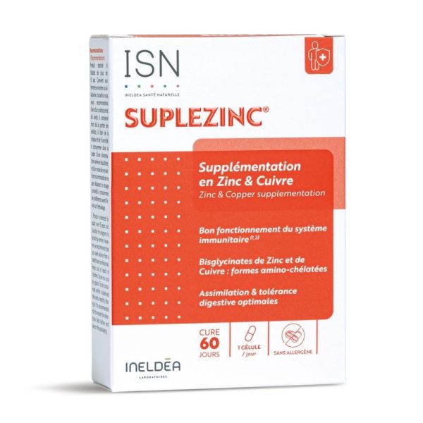 SUPLEZINC - 60 gélules