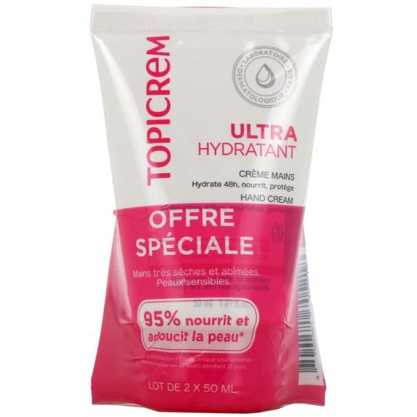 Ultra-Hydratant Crème Mains - 2 x 50 ml