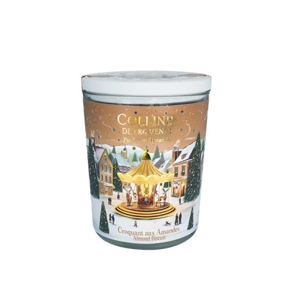 Bougie Parfumée Noël - Croquant aux Amandes - 180 g