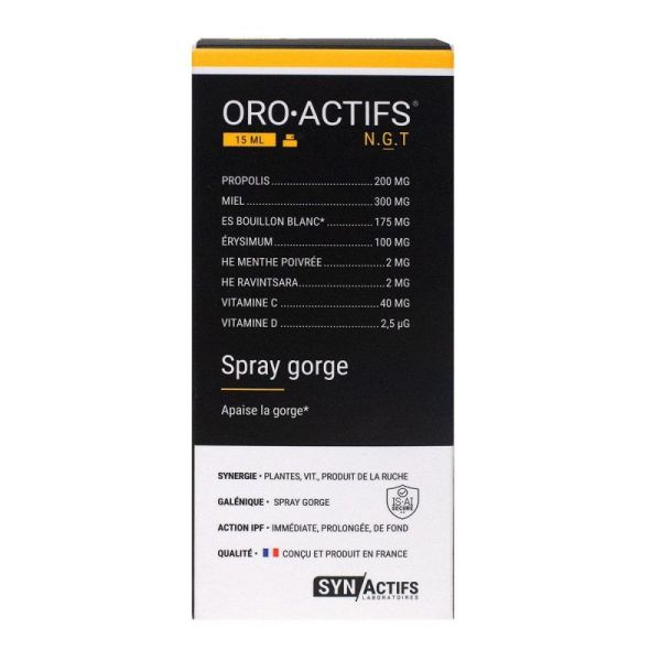 Aragan Oroactif Spray Maux De Gorge