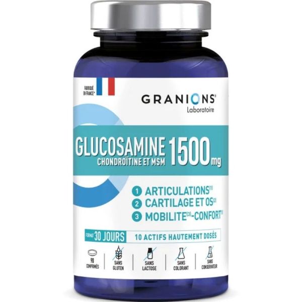 Glucosamine 1500 mg - 90 comprimés
