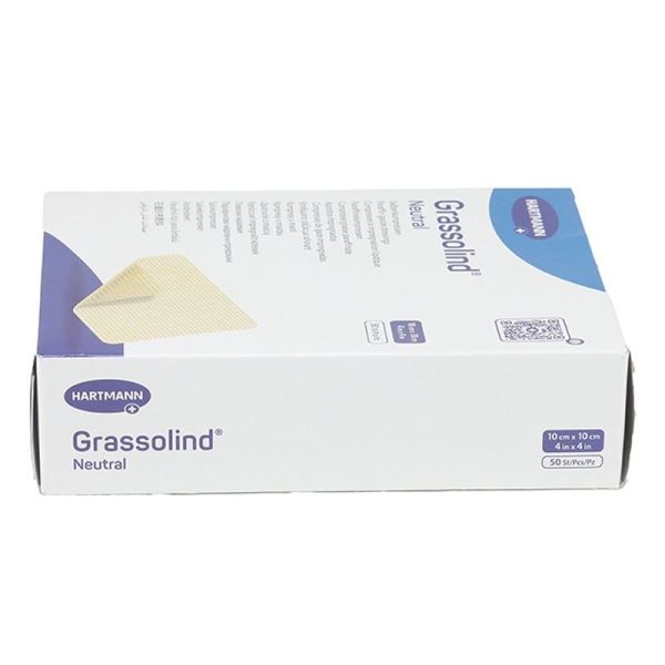 Grassolind Neutral - 5 cm x 5 cm - 10 compresses