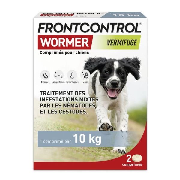 Wormer Vermifuge Chien - 2 comprimes