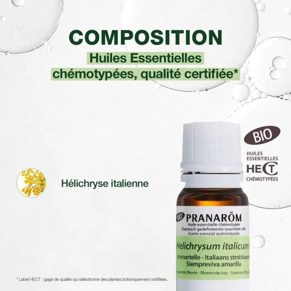 Huile Essentielle d'Immortelle (Hélichryse) - Bio - 5 ml