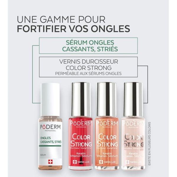 Poderm Color Strong Vernis Durcisseur n°915 Sunkissed - 8 ml