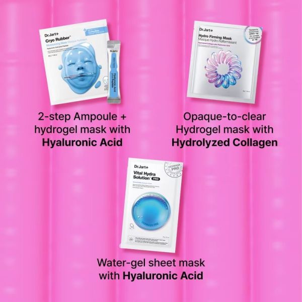 Hyper Hydrating Mask Trio Holiday Set - 3 masques