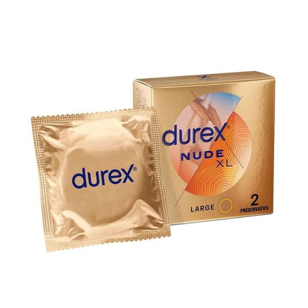 Nude Extra Large XL - 2 préservatifs