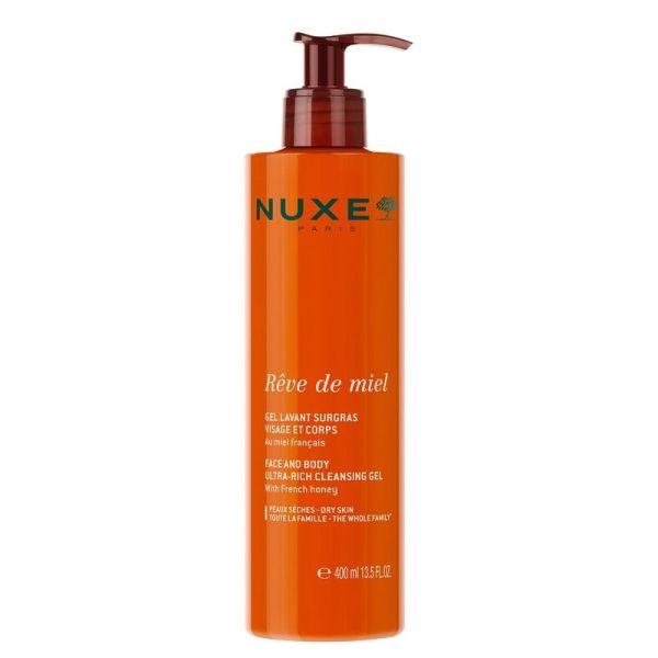 Gel lavant surgras visage et corps REVE DE MIEL - 400 ml