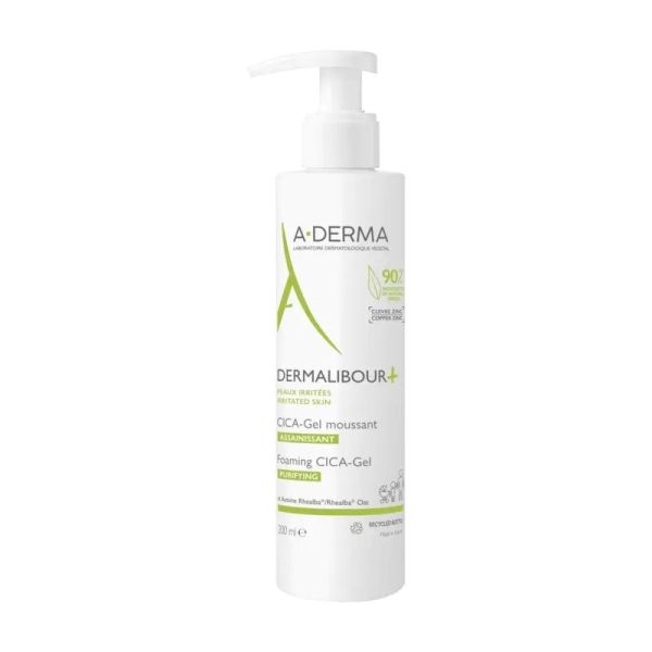 CICA-Gel moussant assainissant Dermalibour+ - 200 ml
