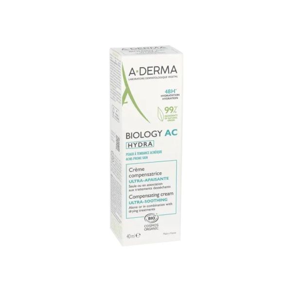 Crème compensatrice ultra-apaisante Biology AC Hydra - 40 ml