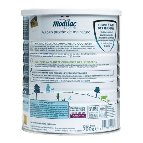Précision 1 - Lait 1er âge 0-6 mois - 700 g