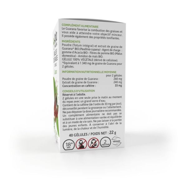 Arkogelule Bio Guarana 40 Gelu