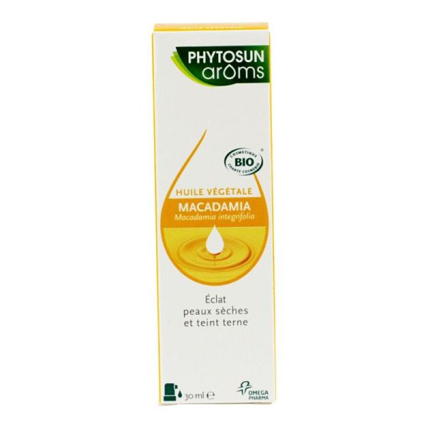 Huile végétale macadamia 30ml