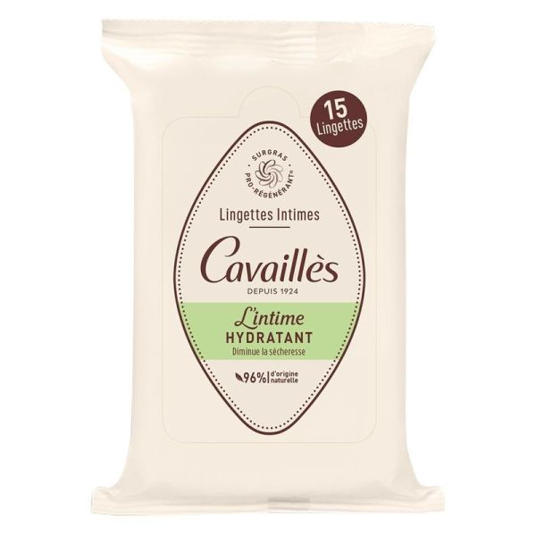 Lingettes Intimes Hydratant - 15 lingettes
