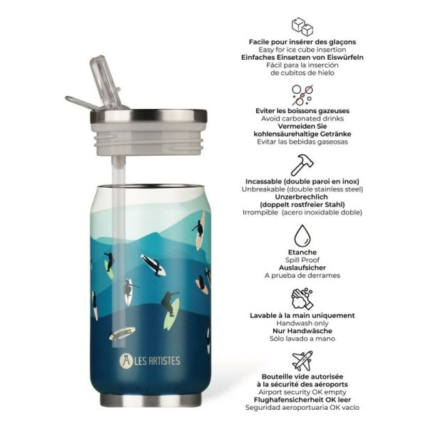 Canette isotherme Surf - 280 ml