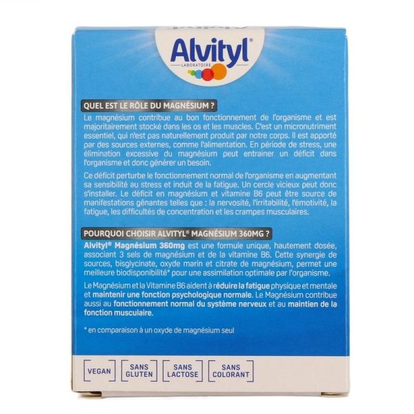 Magnésium 360 mg - 60 comprimés