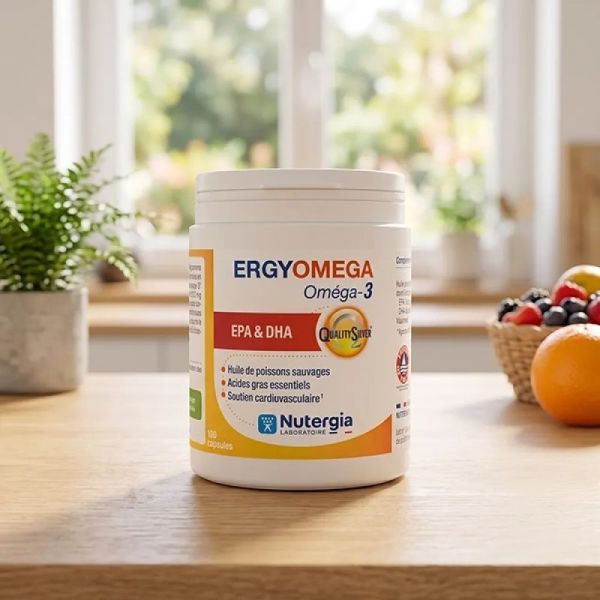 ERGYOMEGA Oméga-3 - 180 capsules