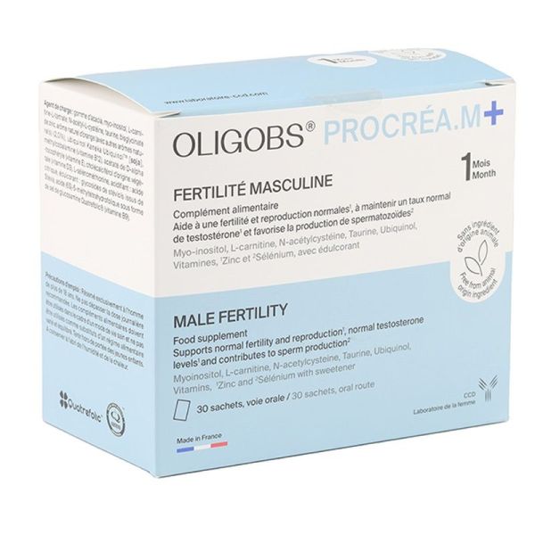Procréa.M+ Fertilité Masculine - 30 sachets