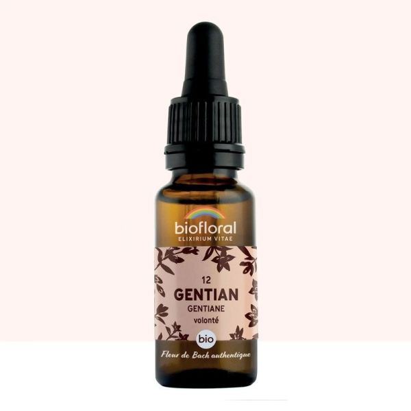 Fleur de Bach n 12 Gentian, Gentiane - Bio Demeter - 20 ml