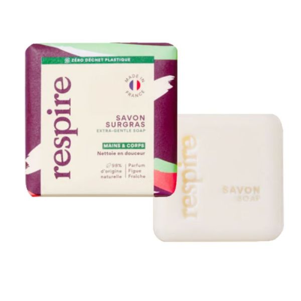 Respire savon surgras figue fraîche 100g