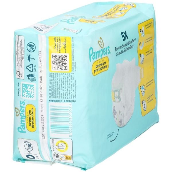 Premium Protection - Taille 0 moins de 3 kg - 30 unités