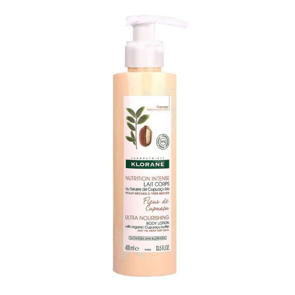 Klorane Lait corps fleur de cupuaçu 400ml