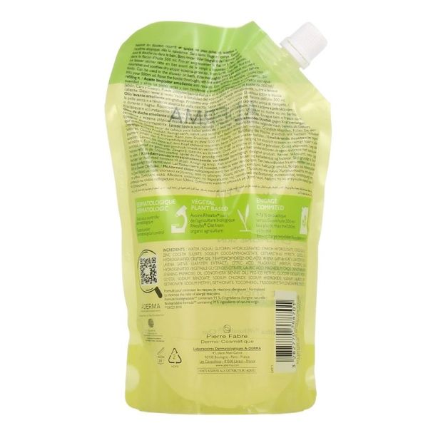 Huile Lavante Emolliente Anti-Grattage EXOMEGA CONTROL - 500 ml + 500 ml