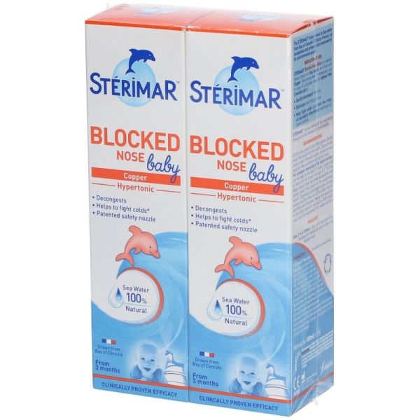 Sterimar Nez Bouché Bébé - 2x100 ml