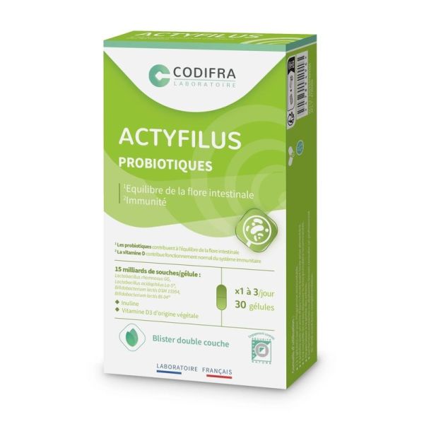 Actyfilus Ferments Microbiotiques - 30 gélules