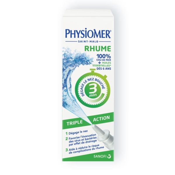 Physiomer Rhume Triple  Act Spr 20Ml