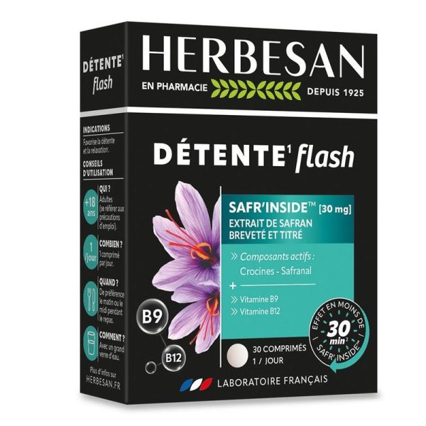 Détente Flash - 30 comprimés