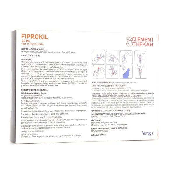 Fiprokil Chat - 2 pipettes