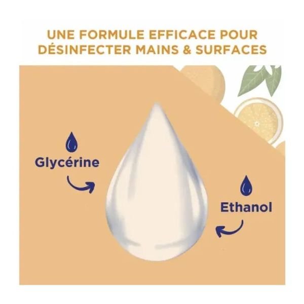Spray anti-viral désinfectant mains et surfaces fleur d'oranger - 100 ml