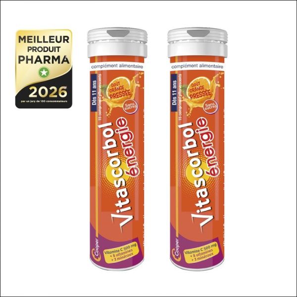 Énergie - Orange Pressée - 30 comprimés effervescents