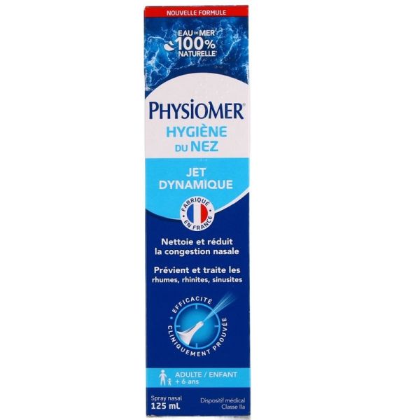 HYGIENE DU NEZ - Spray Nasal Jet Dynamique - Adultes et Enfants - 2 x 125 ml