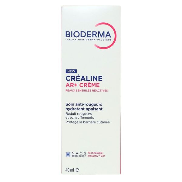 Créaline AR+ crème soin anti-rougeurs hydratant peau sensible 40ml