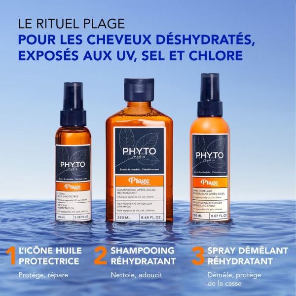 Spray Démêlant Réhydratant Après-Soleil Plage - 150 ml
