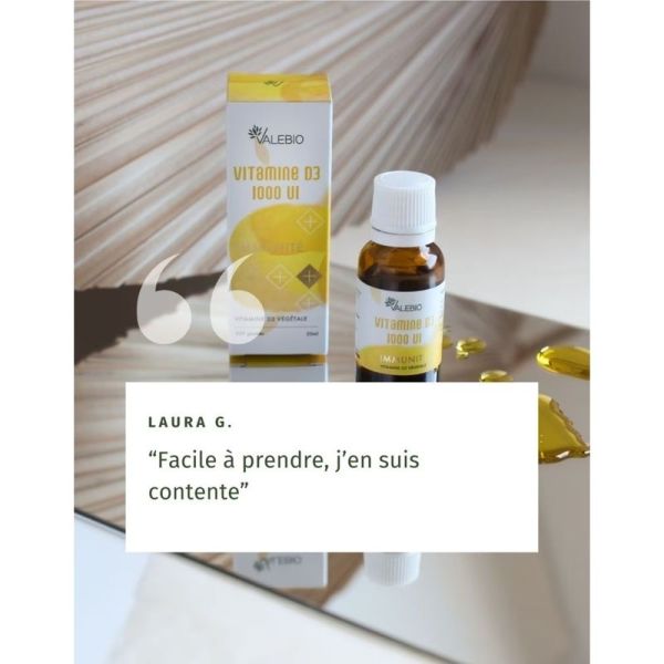 Vitamine D3 1000 UI - 20 ml