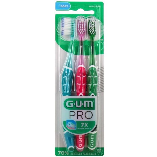 Technique Pro 525 Brosse à Dents Souple - 3 Unités