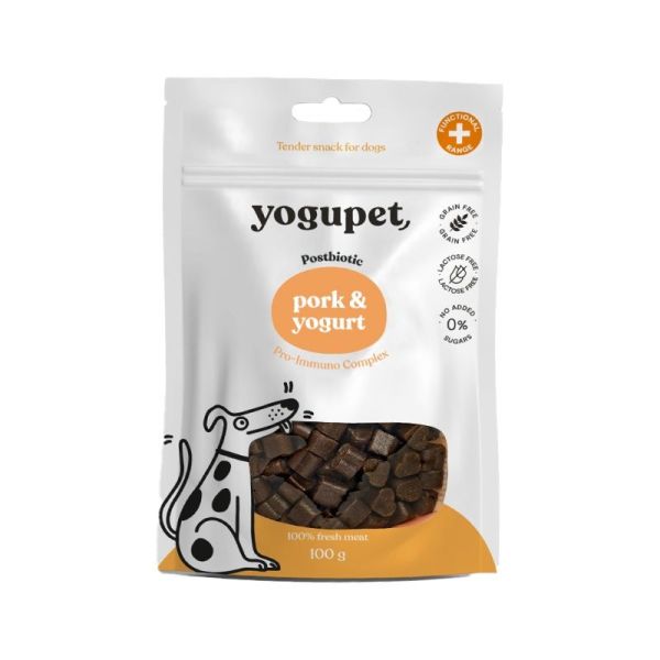 Encas de porc et de yaourt - Chien et chat 50 g