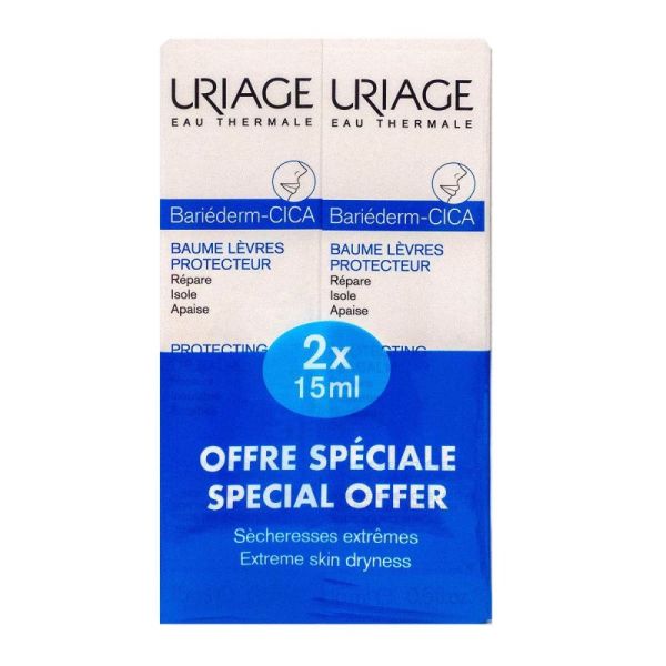 Uriage Bariederm Cica Levres 15Ml X2