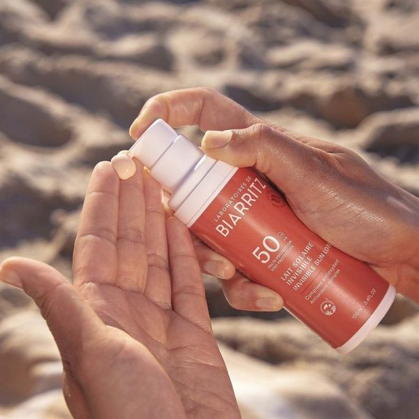 Lait solaire invisible SPF50