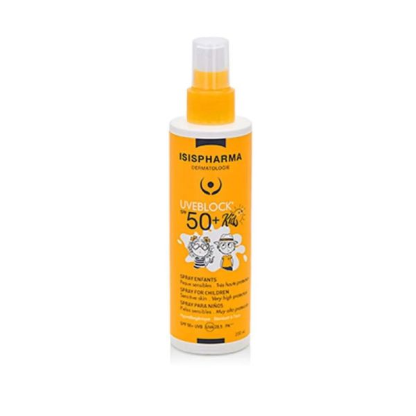 Isispharma Uveblock Spray solaire enfants SPF50+ 200 ml