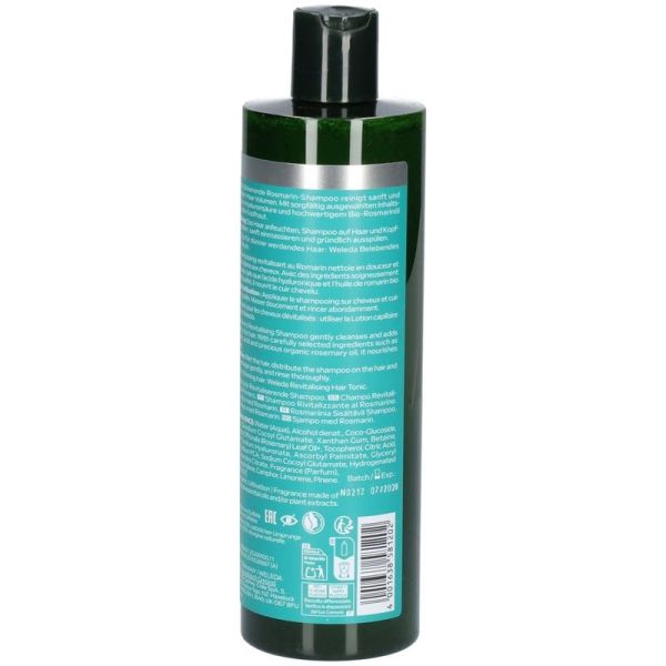 Shampooing revitalisant au romarin - 400 ml