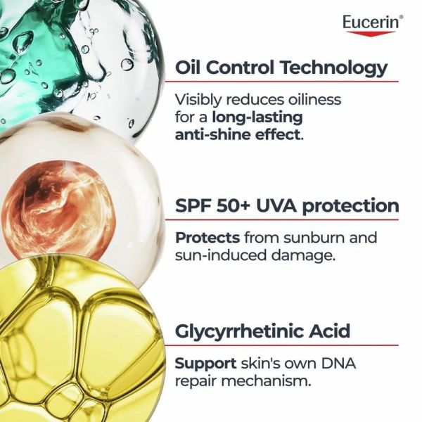 SUN OIL CONTROL Gel-Crème Toucher Sec SPF 50+ SUN - 200 ml