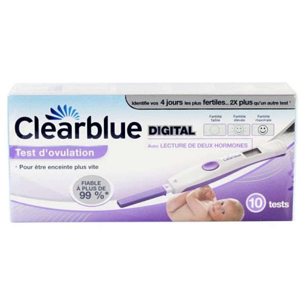 Clearblue Test Ovul Digit 4Jours 10X