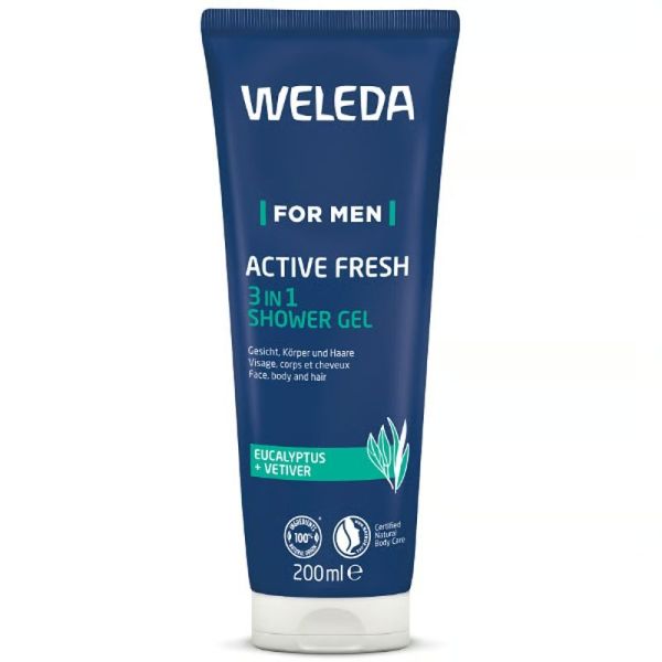 Gel Douche 3 en 1 Active Fresh - 200 ml