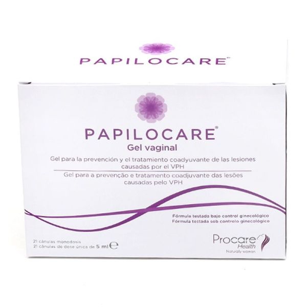 Papilocare Gel Vaginal - 21 canules unidoses de 5 ml