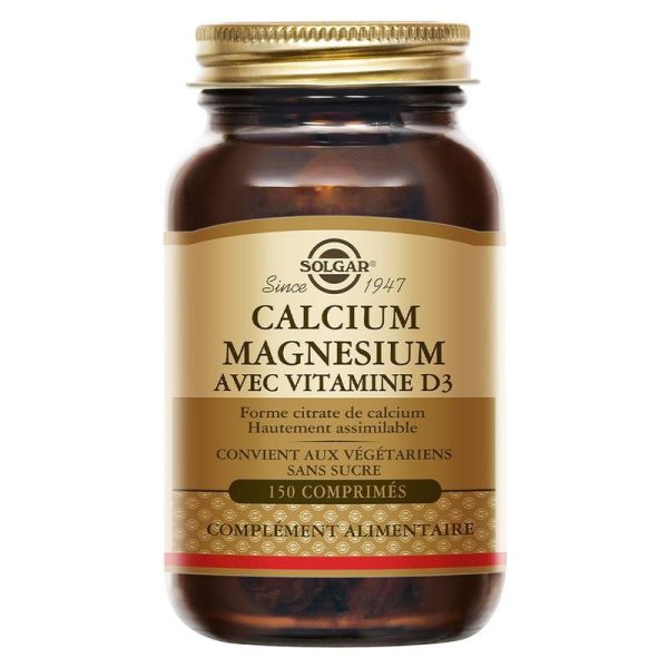 Solgar Ca Mg Vit D Bte 150