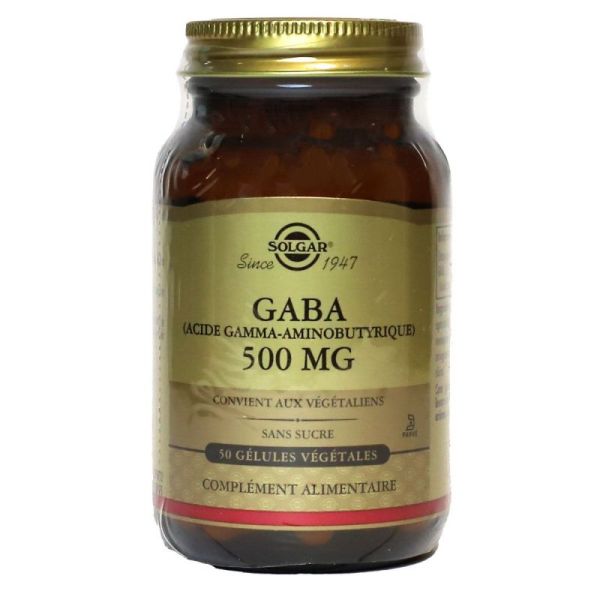 Solgar Gaba 500Mg Bte 50